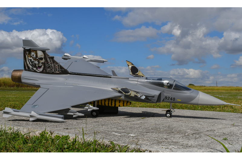 FlyFans Saab JAS-39 Gripen 70mm EDF JET PNP (NATO Tiger Meet) RC Airplane