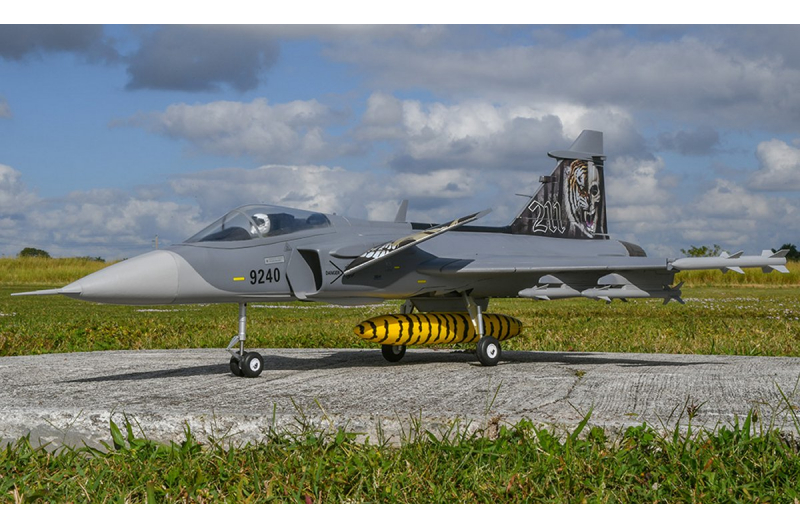 FlyFans Saab JAS-39 Gripen 70mm EDF JET PNP (NATO Tiger Meet) RC Airplane