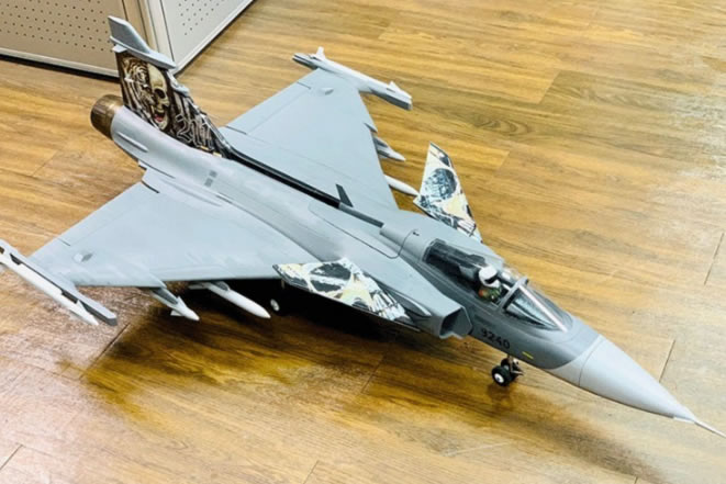 FlyFans Saab JAS-39 Gripen 70mm EDF JET PNP (NATO Tiger Meet) RC Airplane