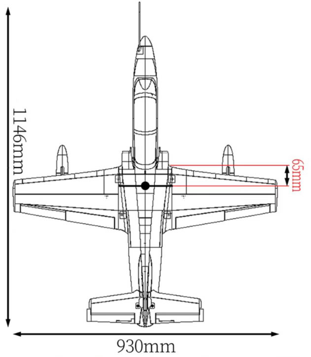 FlyFans K8 64mm 6S EDF JET PNP RC Airplane