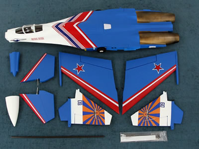 FlyFans Su-27 twin 64mm EDF Jet  Spare Parts