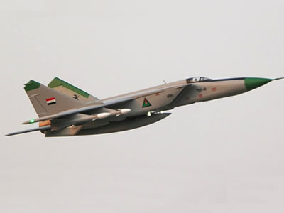 FlyFans Mig-25 2x64mm EDF JET ARF+ (Iraqi) RC Airplane