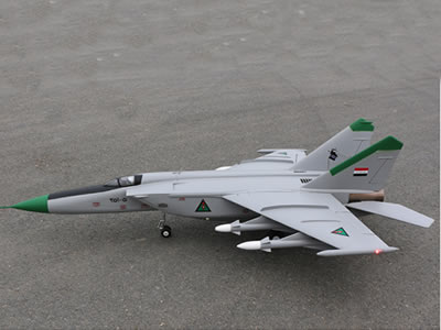 FlyFans Mig-25 2x64mm EDF JET ARF+ (Iraqi) RC Airplane