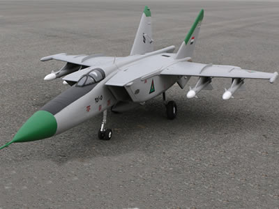 FlyFans Mig-25 2x64mm EDF JET ARF+ (Iraqi) RC Airplane