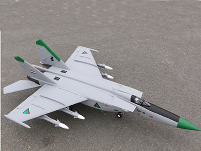 FlyFans Mig-25 2x64mm EDF JET ARF+ (Iraqi) RC Airplane