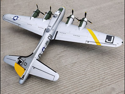 FlyFans B-17 Silver Flying Fortress V2 1835mm RC Airplane