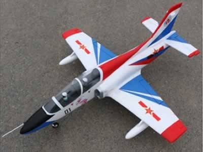 FLYFANS K-8 64MM EDF JET ARF Plus SERVO RC Airplane