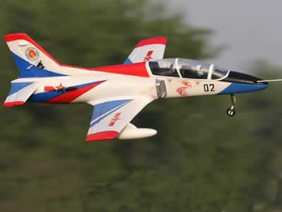 FLYFANS K-8 64MM EDF JET ARF Plus SERVO RC Airplane