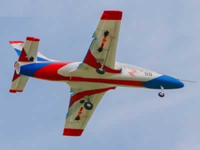 FLYFANS K-8 64MM EDF JET ARF Plus SERVO RC Airplane