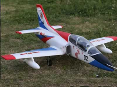 FLYFANS K-8 64MM EDF JET ARF Plus SERVO RC Airplane