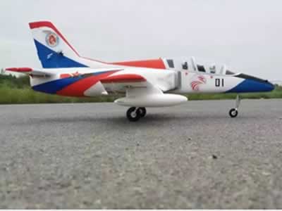 FLYFANS K-8 64MM EDF JET ARF Plus SERVO RC Airplane