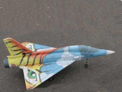 FlyFans Mirage 2000 64mm 4s tiger Meet PNP RC Airplane