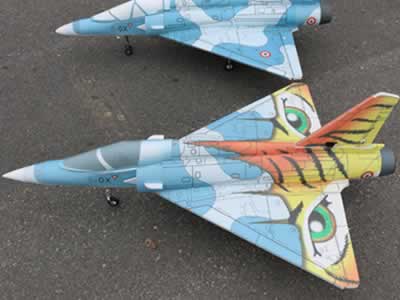 FlyFans Mirage 2000 64mm 4s tiger Meet PNP RC Airplane