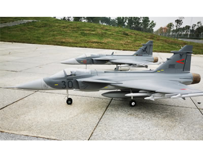 FlyFans Saab JAS-39 Gripen 70mm EDF JET PNP (Hungarian Air Force) RC Airplane