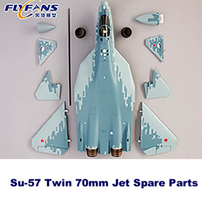FlyFans Su57 twin 70mm EDF PNP RC Jet Spare Parts